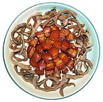 九皮豆炆卤肉