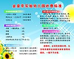 幼儿园收费标准