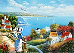 大海 山水画