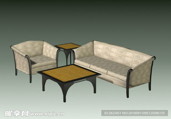 家居装饰沙发3DMAX素材