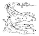 飞天吉祥图案