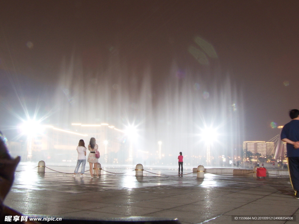 天津东站喷泉