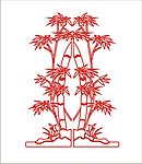 花纹 花边 竹子图案