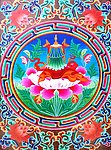 无框画 佛教 手绘