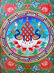 无框画 佛教 手绘