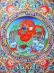 无框画 佛教 手绘