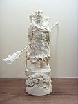 牙雕工艺品 关公