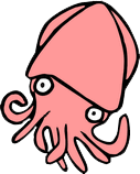 章鱼游动画表情