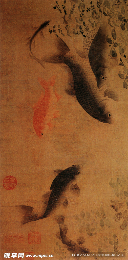 国画鱼