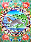 无框画 佛教 手绘
