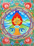 无框画 佛教 手绘