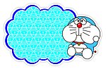 机器猫开关贴