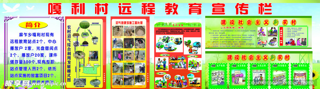 远程教育展板