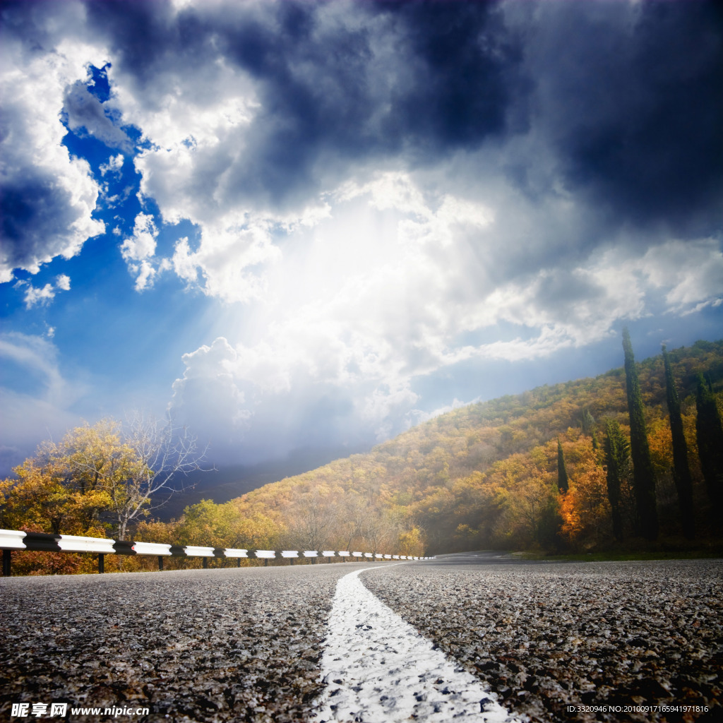 马路道路高清图片