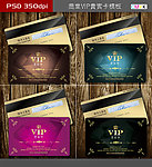 vip卡 贵宾卡 会员卡 高精度vip卡模板
