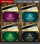 vip卡 贵宾卡 会员卡 高精度vip卡模板
