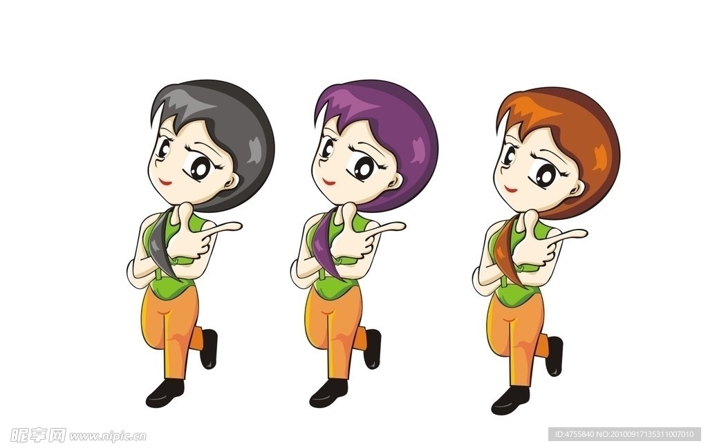 卡通女孩