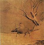 雪中归牧图