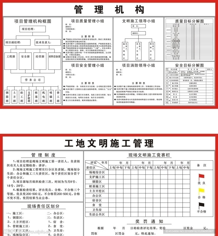 工地管理机构