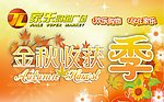 秋天吊旗