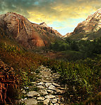 山间石路