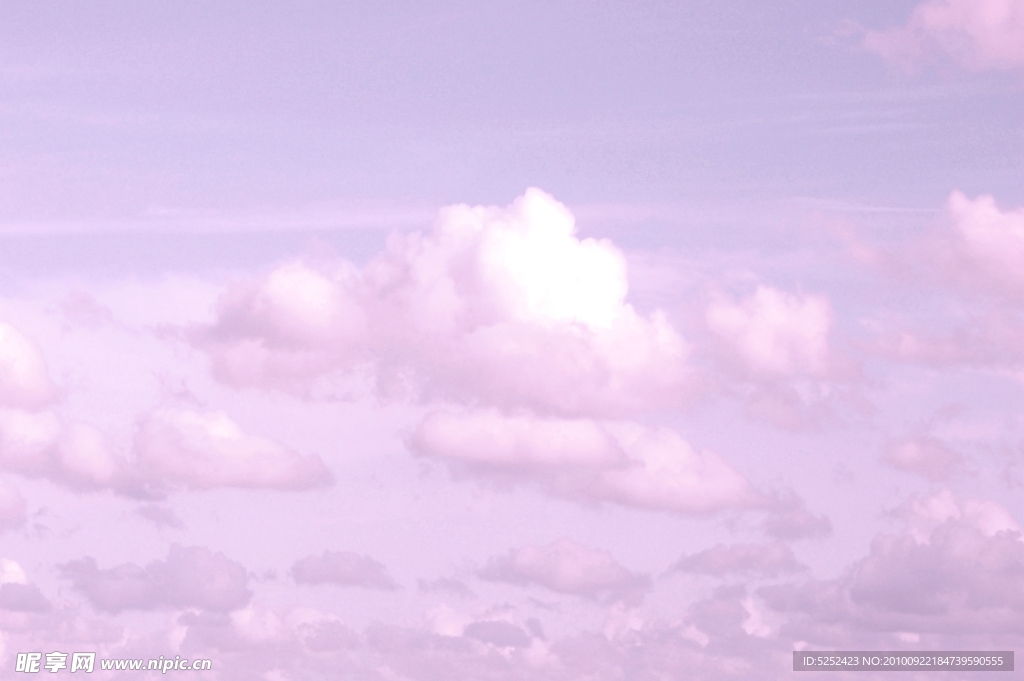 粉色的天空