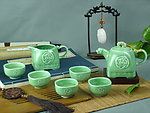 时尚青瓷精品茶具组