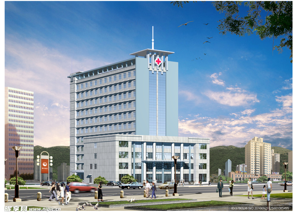 办公楼建筑效果图