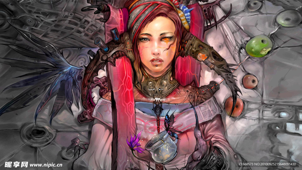 3D游戏美女