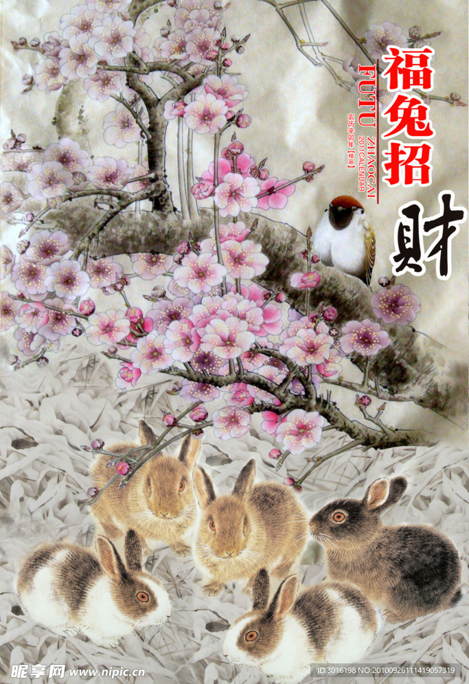 兔年挂历
