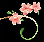 韩式花纹