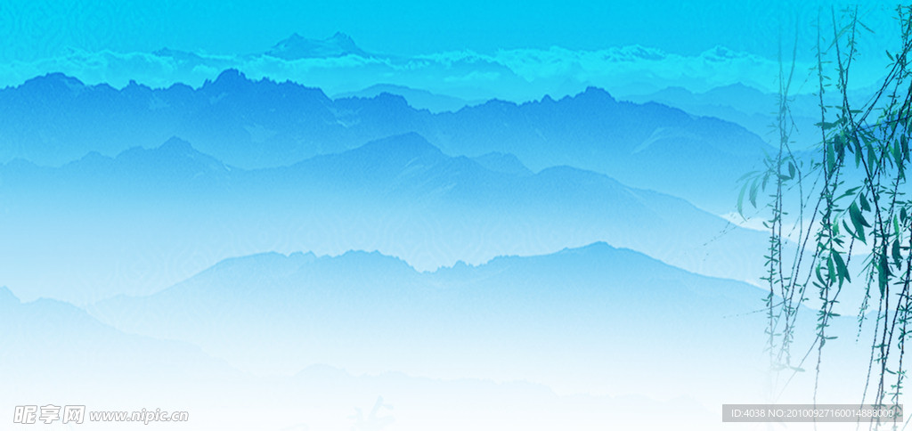 蓝色背景