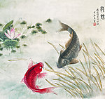 双鱼戏水