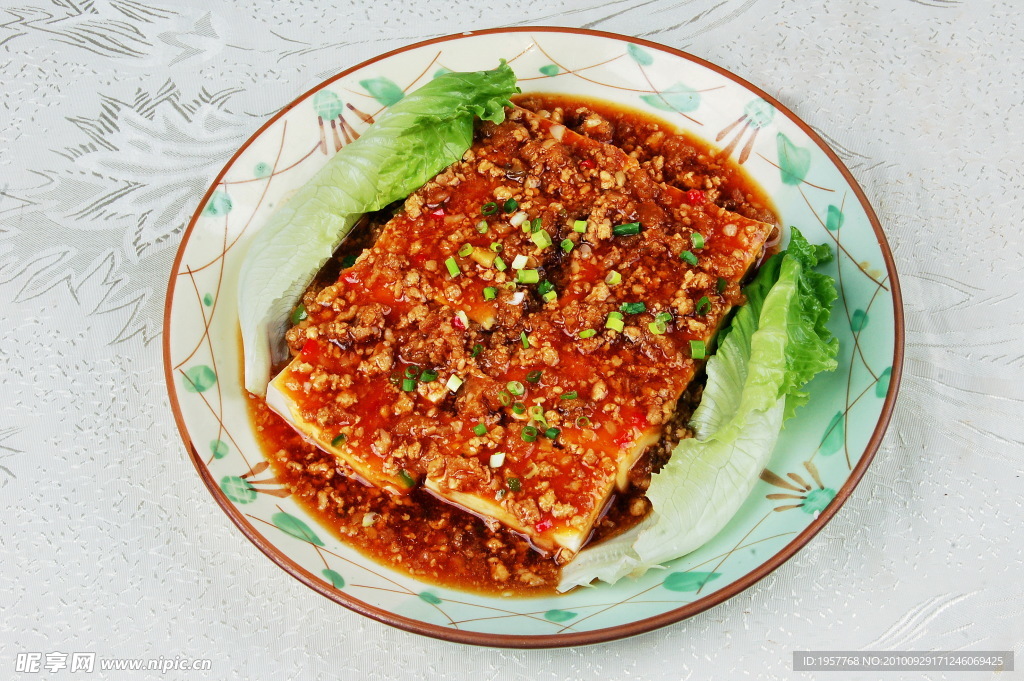 特色肉菘蒸山水豆腐