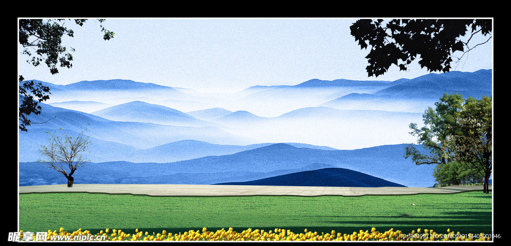风景远山
