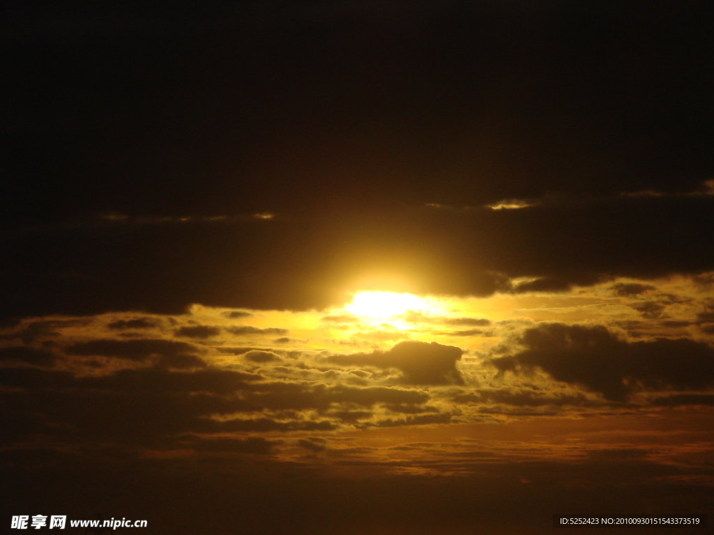 夕阳晚景