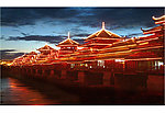 风雨桥夜景