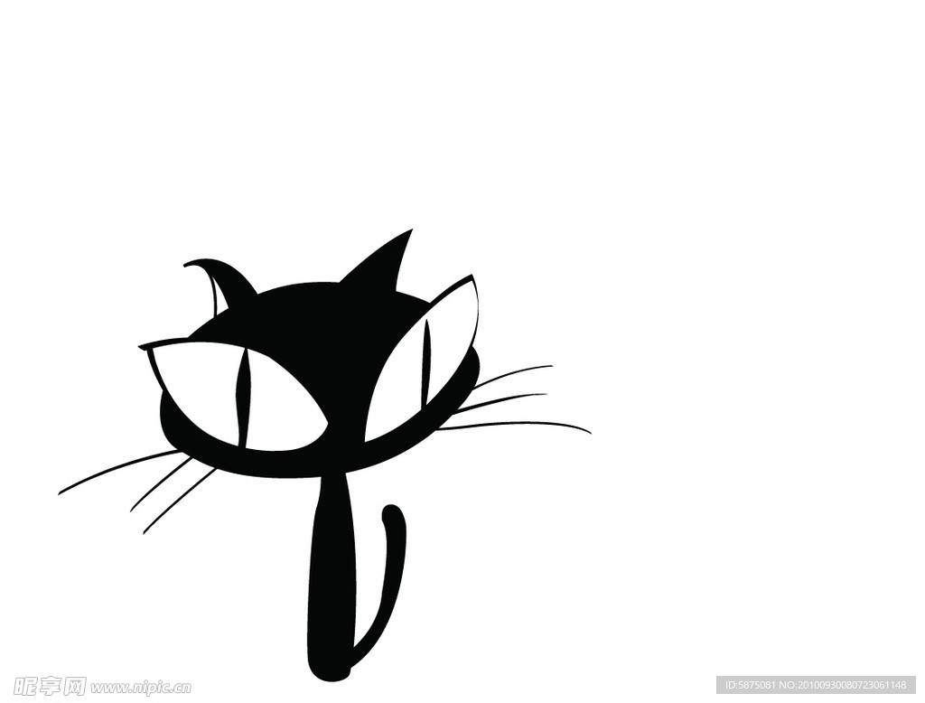 大眼睛的猫