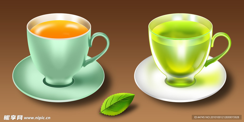 手绘玻璃茶杯