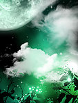 科幻天空 星球 影楼背景