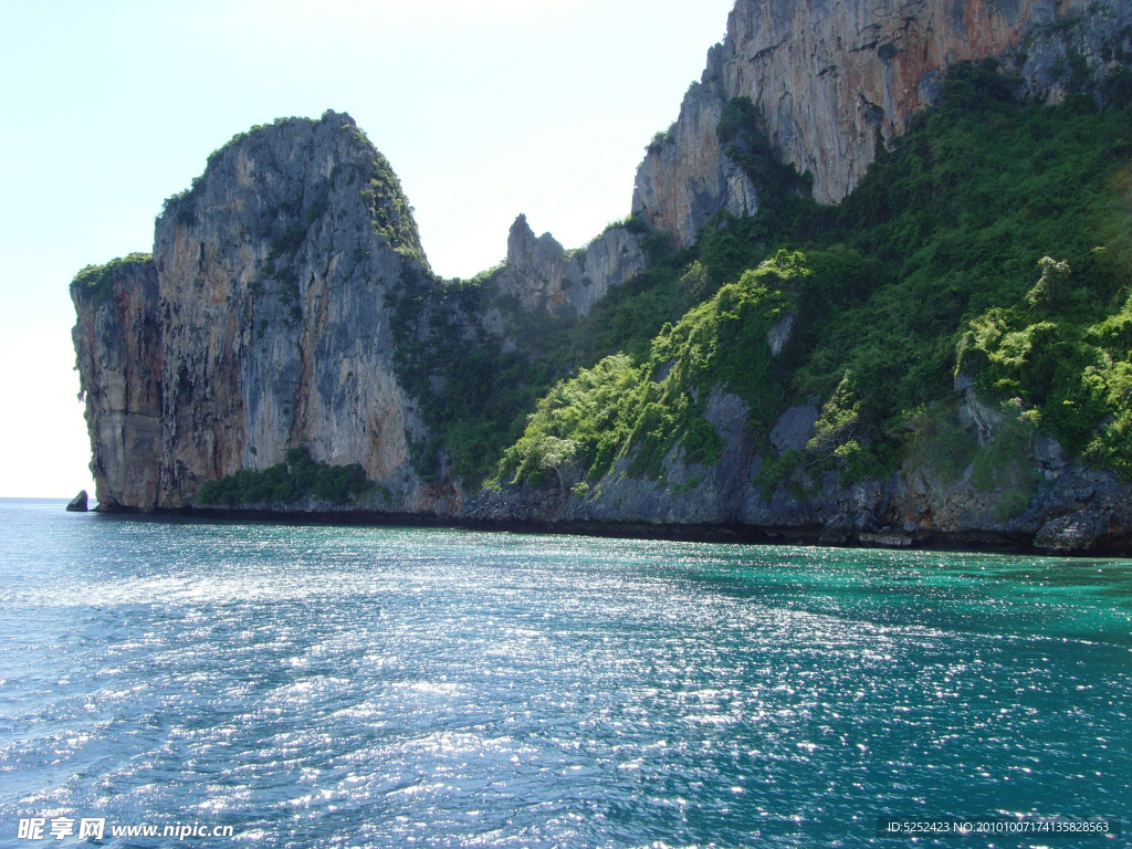 美丽海岸景色