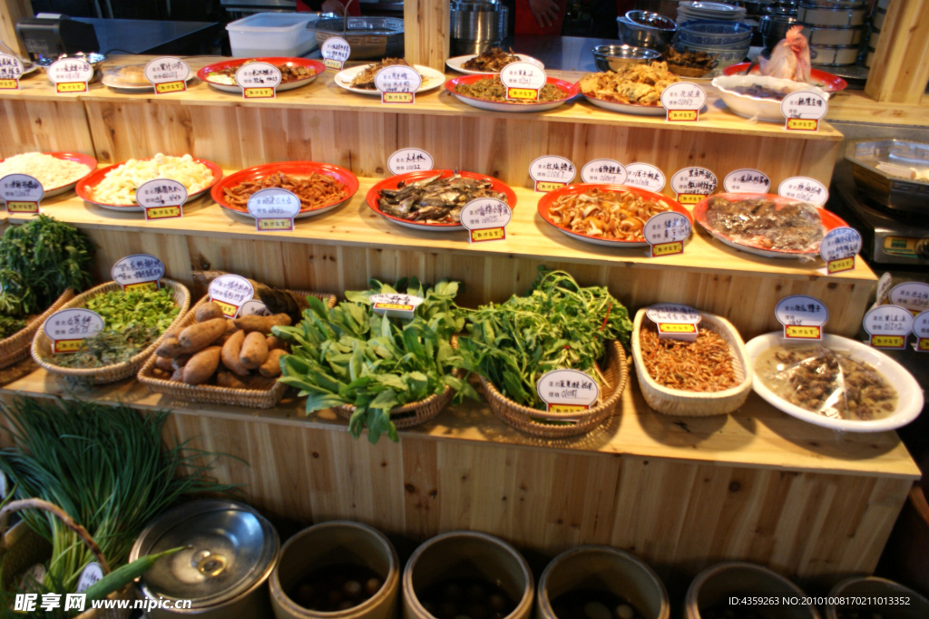 厨房各种菜料菜品