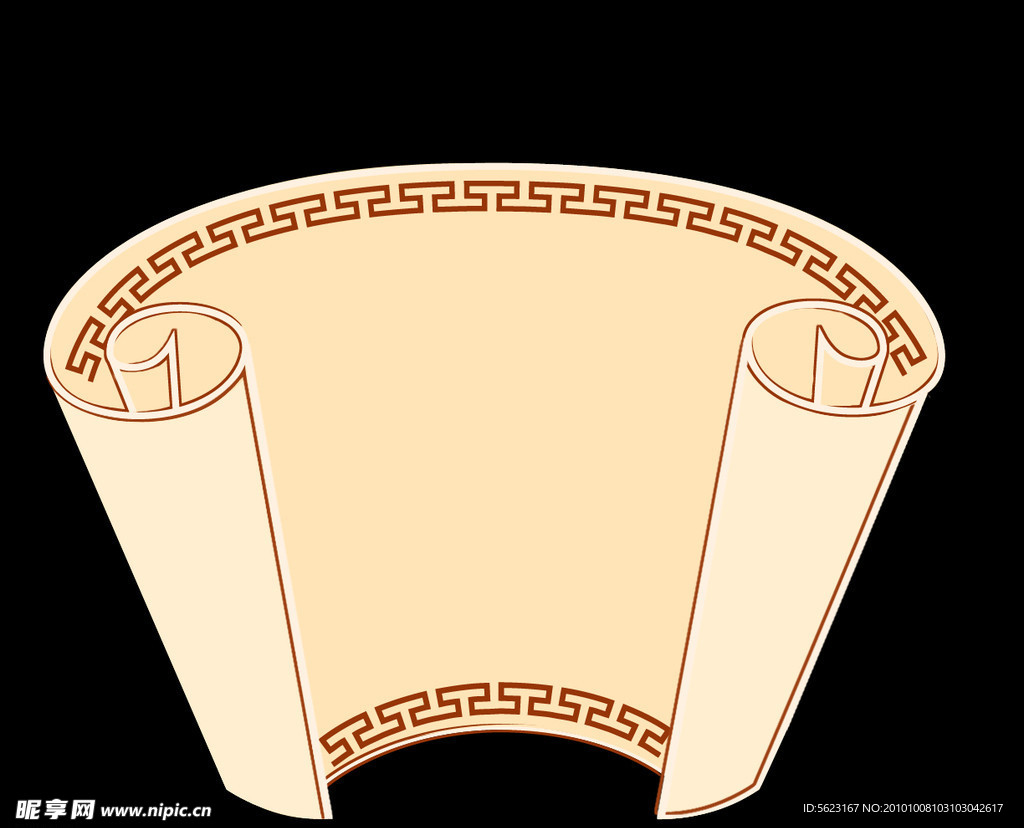 PSD古典卷轴