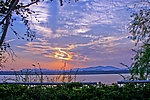夕阳 云