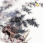 竹石图