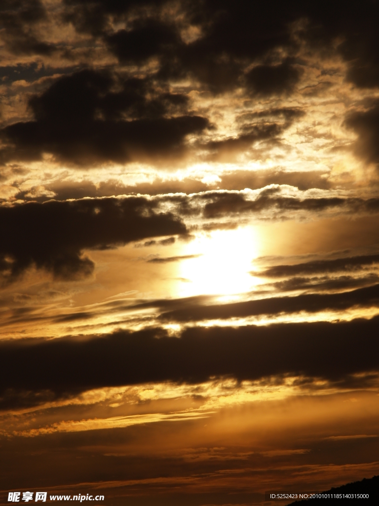 夕阳天空美景