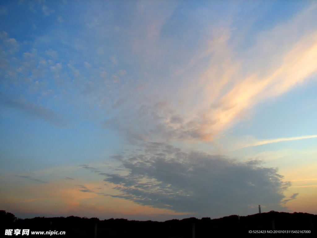 夕阳晚景