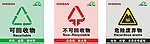 可回收物不可回收物危险废弃物