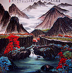 深秋清泉