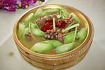 沙姜丝瓜煮鸡杂